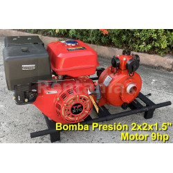 BOMBA DE PRESION 2X2X1.5 9HP C/BASE