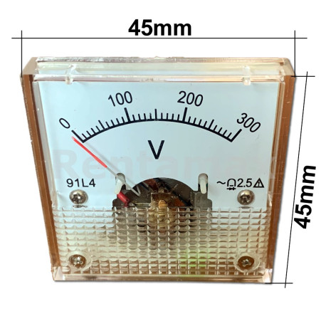 VOLTIMETRO 0-300 VOLTIOS PARA GENERADOR PLANTA ELECTRICA