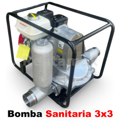 BOMBA DE AGUA DIAFRAGMA 3X3 SEPTICO HONDA GX160