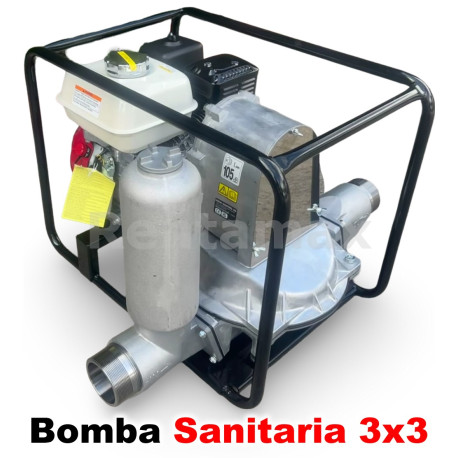 BOMBA DE AGUA DIAFRAGMA 3X3 SEPTICO HONDA GX160