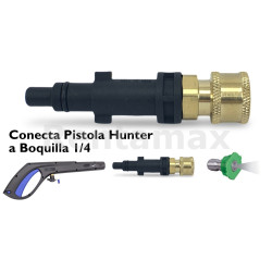 ADAPTADOR PISTOLA HUNTER A BOQUILLA ¼