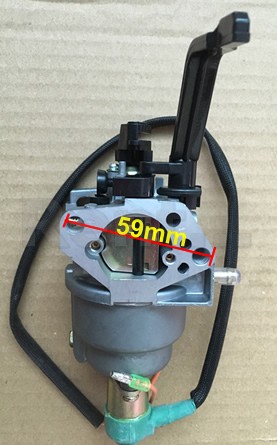 CARBURADOR GENERADOR ELECTROVALVULA 5-8kw MANUAL