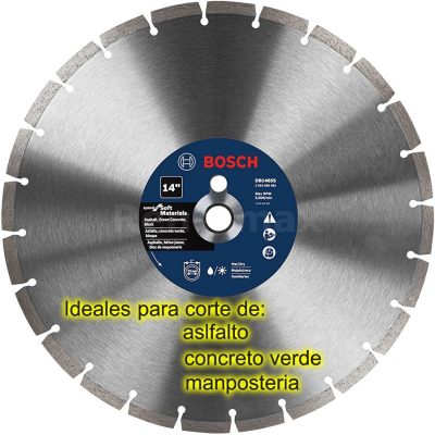 DISCO CORTE DIAMANTE 14" ASFALTO / CONCRETO VERDE / BLOCK DB1465-S