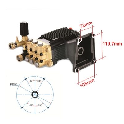 UNIDAD PRESION HIDROLAVADORA 4000 PSI 4,8 GPM BOMBA PARA HIDROLAVADORA