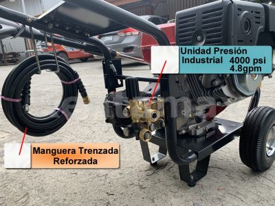 HIDROLAVADORA INDUSTRIAL 4000 PSI 4.8 GPM