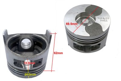 714772-22720 YANMAR L48EE PISTON KIT 170FA