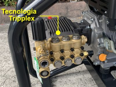 HIDROLAVADORA TRIPLEX INDUSTRIAL GASOLINA 3000PSI LONCIN