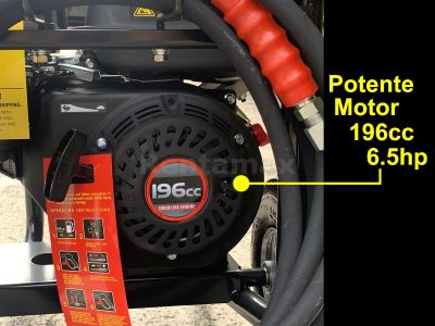 HIDROLAVADORA TRIPLEX INDUSTRIAL GASOLINA 3000PSI LONCIN