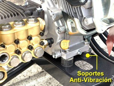HIDROLAVADORA TRIPLEX INDUSTRIAL GASOLINA 3000PSI LONCIN