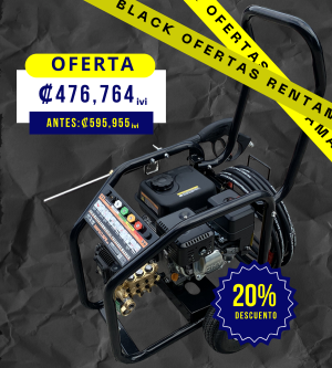 HIDROLAVADORA INDUSTRIAL 3000 PSI 2.9GPM 6.5HP GASOLINA