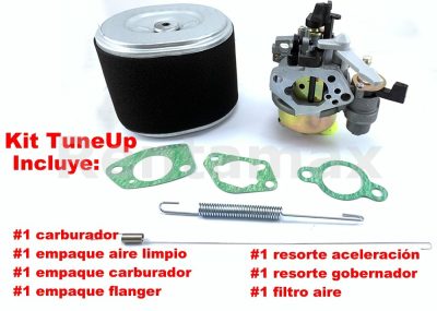 KIT TUNEUP HONDA GX340 GX390 GX420 16100-ZE3-V01 16220-ZA0-702 16221-ZF6-800 16223-ZE3-800 17210-ZE3-010