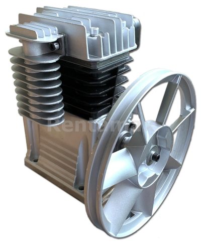 UNIDAD COMPRESOR AIRE 2HP DOBLE PISTON 190 LITROS-MINUTO