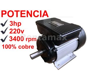 MOTOR ELECTRICO COMPRESOR AIRE