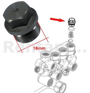 TAPON DE VALVULA CHECK PARA HIDROLAVADORA UNIDAD DE PRESION 1412 2525
