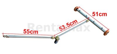 LIMPIADOR DE CHASIS 36” 4 BOQUILLAS VEHICULOS CAMIONES REMOLQUES