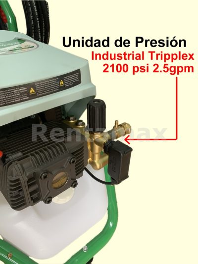 HIDROLAVADORA ELECTRICA 2100psi 2.5gpm INDUSTRIAL IDEAL LAVACAR AUTOLAVADO