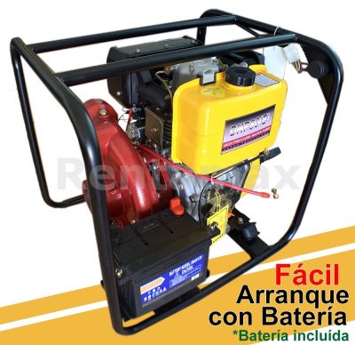 BOMBA DE AGUA PRESION DIESEL 3X3 ARANQUE ELECTRICO