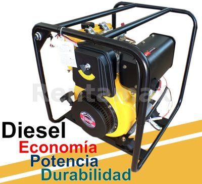 BOMBA DE AGUA PRESION DIESEL 3X3 ARANQUE ELECTRICO