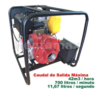 BOMBA DE AGUA PRESION DIESEL 3X3 ARANQUE ELECTRICO