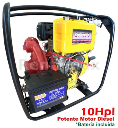 BOMBA DE AGUA PRESION DIESEL 3X3 ARANQUE ELECTRICO