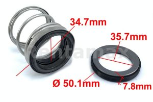 KIT SELLO MECANICO BOMBA AGUA PRESION CARACOLA 3X3 DIESEL