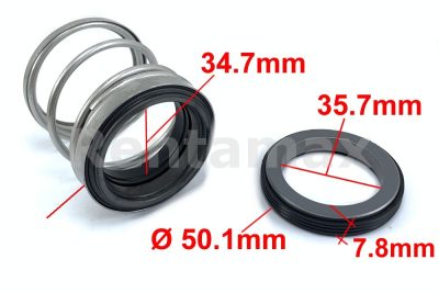 KIT SELLO MECANICO BOMBA AGUA PRESION CARACOLA 3X3 DIESEL