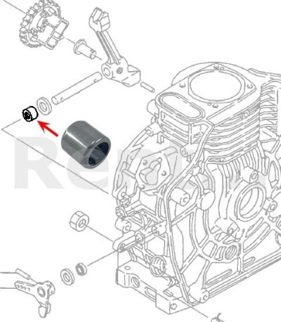 ROL 8X12X2.4mm YANMAR 121450-61520 114770-61520 0119867