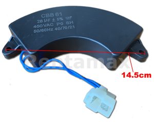 REGULADOR VOLTAJE AVR 5KW-6.5KW MONOFASICO 250V 470uf 31700-ZD1-A41 32350-ZB4-632
