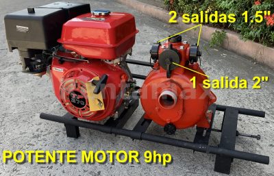 BOMBA DE PRESION 2X2X1.5 9HP C/BASE