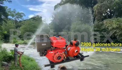 BOMBA DE PRESION 2X2X1.5 9HP C/BASE
