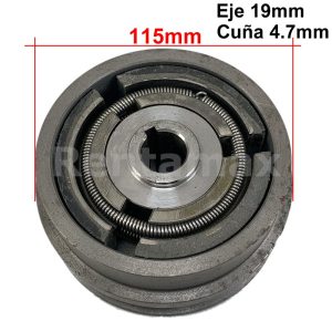 CLUTCH DE POLEA 19x115mm Faja B