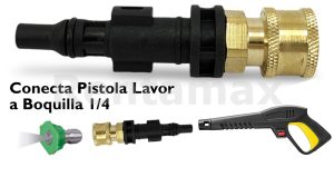 ADAPTADOR PISTOLA LAVOR A BOQUILLA ¼