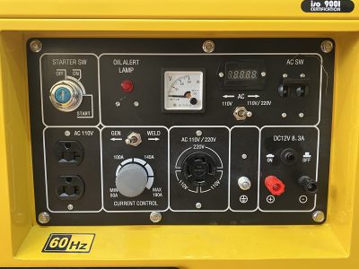 GENERADOR SOLDADOR DIESEL 180AMP 5KW ARRANQUE ELECTRICO - Imagen 6