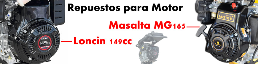 Repuestos motores Masalta MG165