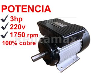 MOTOR ELECTRICO 3HP 1750 RPM